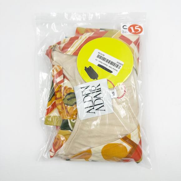 Alden Adair Marina Tank Popover Top in Desert Patch Gold Multi XS XSmall NWT - Picture 5 of 5